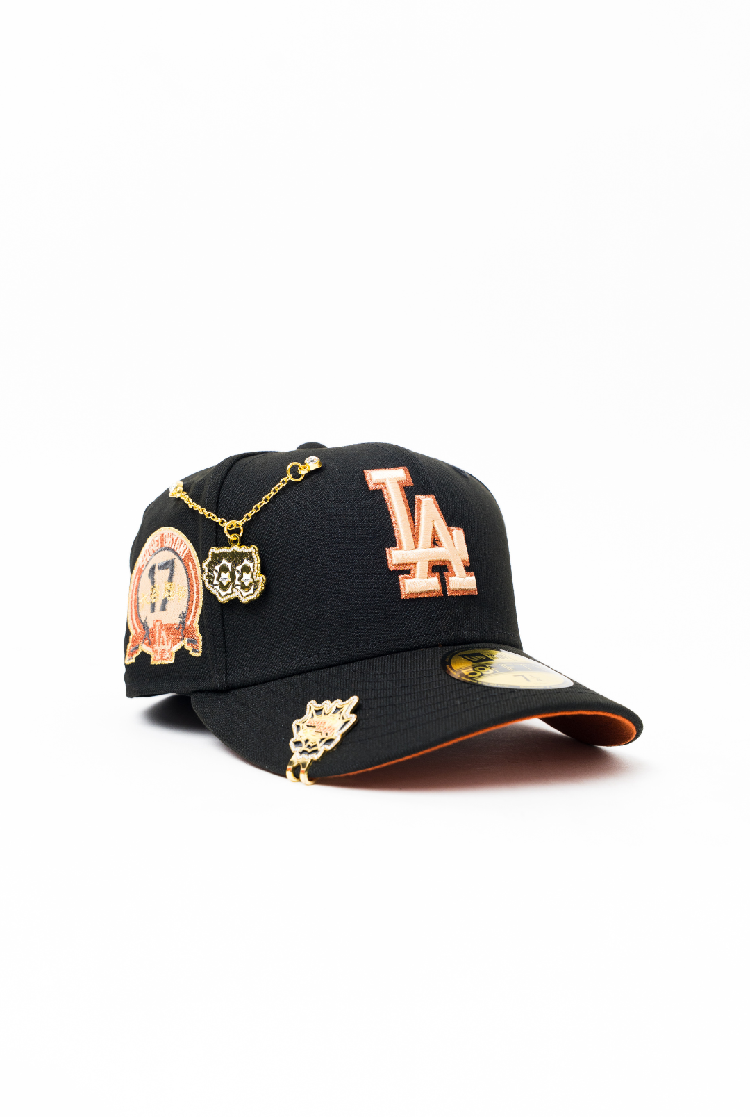 NEW ERA EXCLUSIVE 59FIFTY BLACK LOS ANGELES DODGERS W/ SHOHEI OHTANI SIDE PATCH