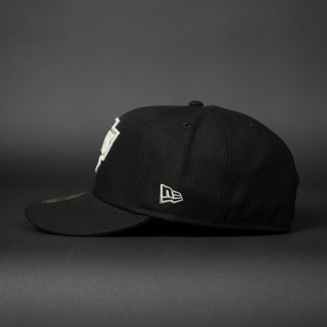 NEW ERA EXCLUSIVE 59FIFTY BLACK LOS ANGELES KINGS W/ ALL STAR GAME SIDE PATCH