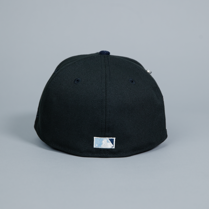 NEW ERA EXCLUSIVE 59FIFTY BLACK/ NAVY CORDUROY BROOKLYN DODGERS W/ "JACKIE ROBINSON" SIDE PATCH
