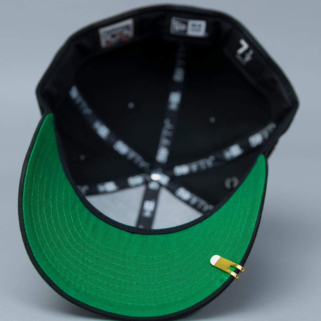 NEW ERA EXCLUSIVE 59FIFTY BLACK HOUSTON ASTROS W/ 2022 WORLD SERIES CHAMPIONS SIDE PATCH