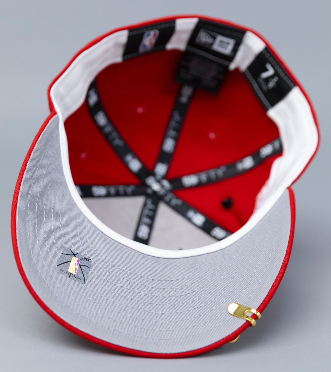 NEW ERA EXCLUSIVE 59FIFTY RED LOS ANGELES LAKERS W/ WESTERN CONFERENCE SIDE PATCH