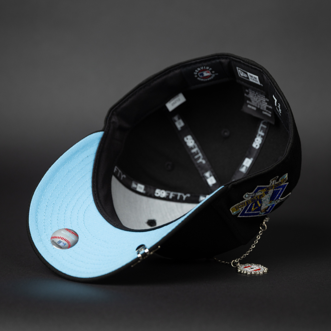 NEW ERA EXCLUSIVE 59FIFTY BLACK LOS ANGELES DODGERS W/ SHOHEI OHTANI 50-50 CLUB SIDE PATCH