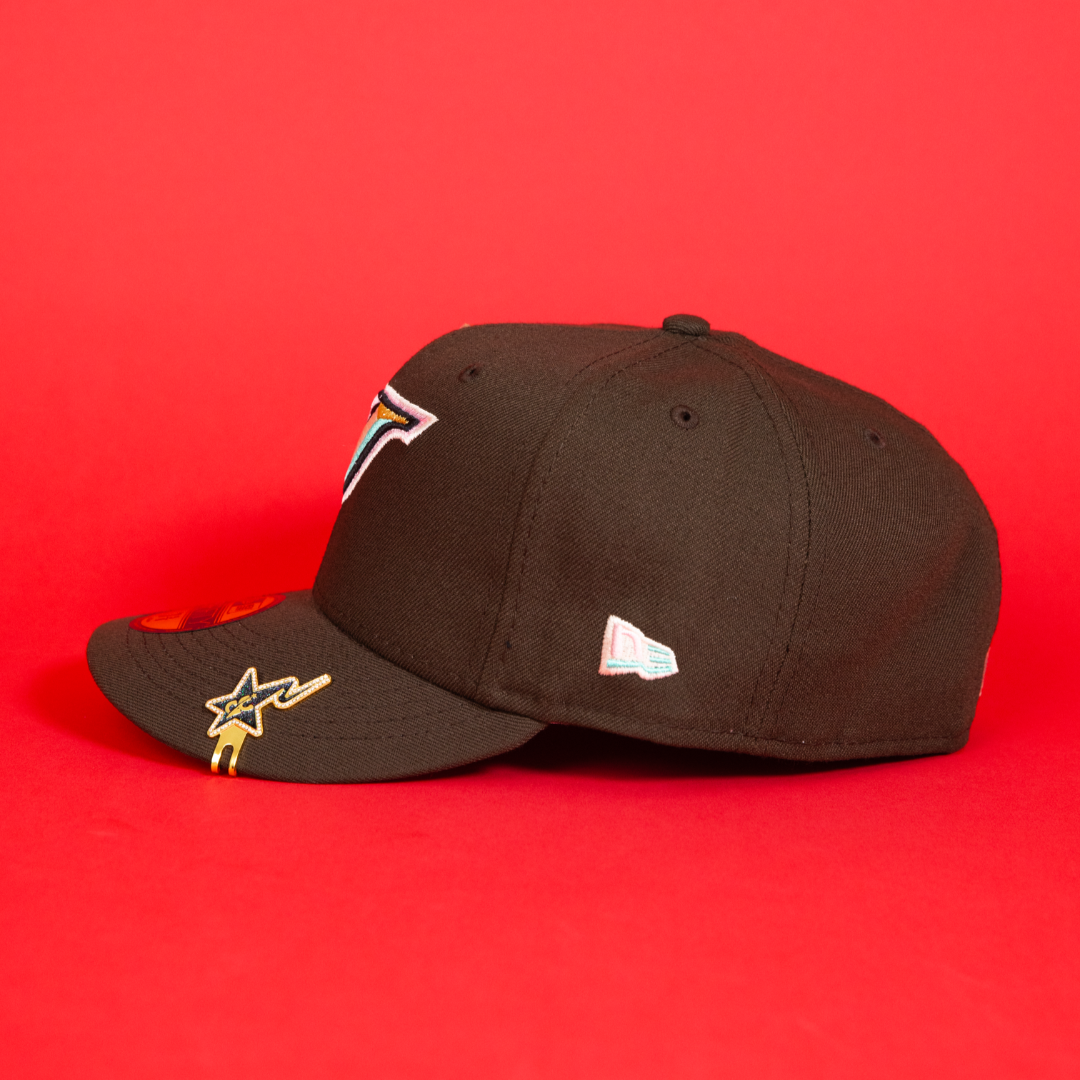 NEW ERA EXCLUSIVE 59FIFTY WALNUT TORONTO BLUEJAYS W/ 30TH SEASON SIDE PATCH