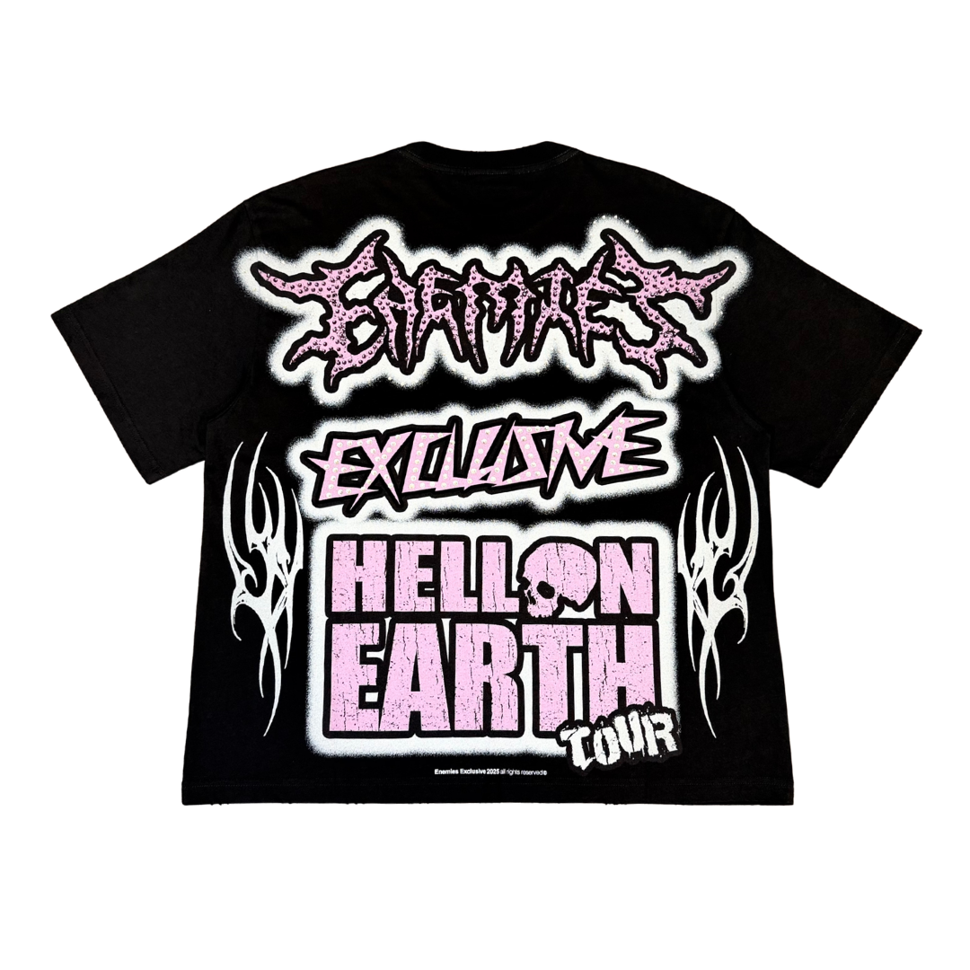Enemies Exclusive Black/Pink Tee