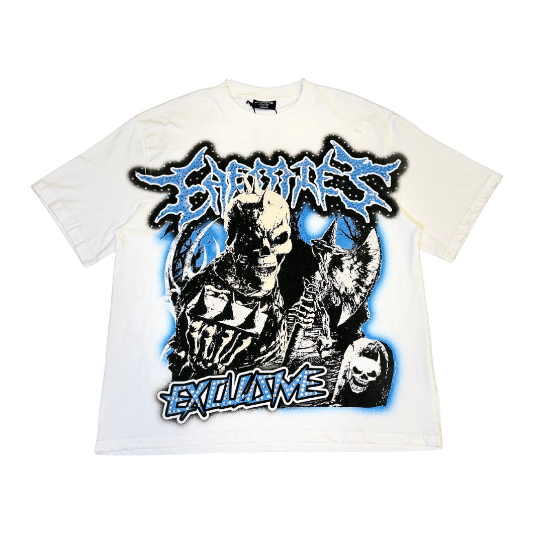 Enemies Exclusive White/Blue Tee