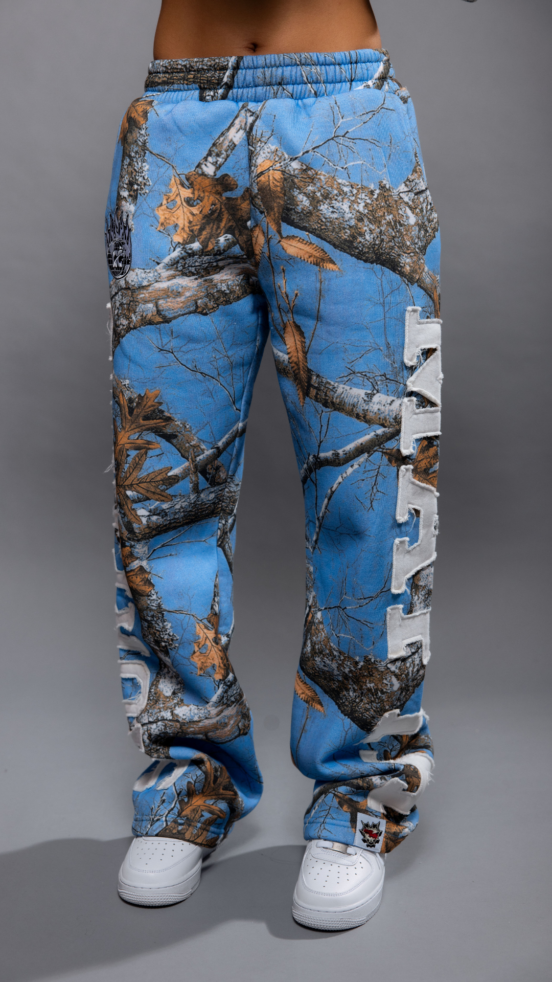 CAP CITY X SHORELINE MAFIA SKY BLUE CAMO PANTS - UNISEX