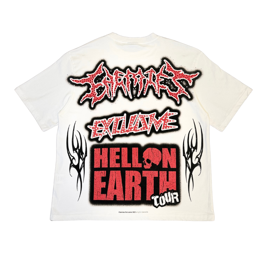 Enemies Exclusive White/Red Tee