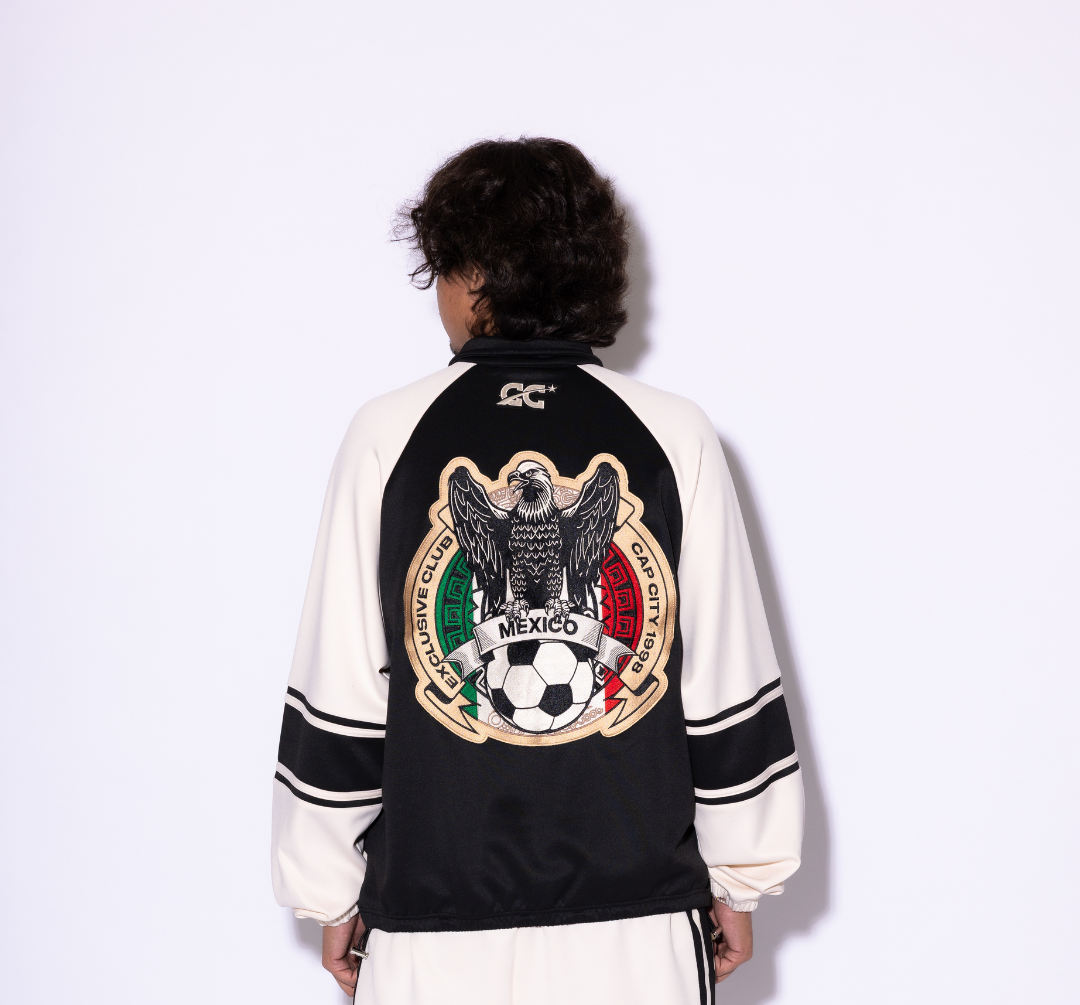 CAP CITY CREAM/BLACK MEXICO TRACK JACKET