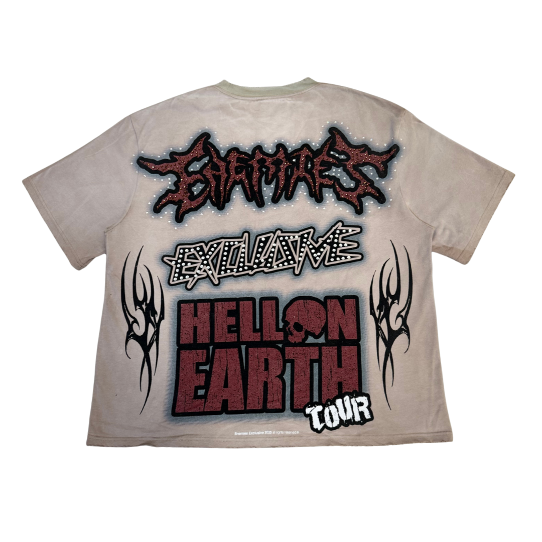 Enemies Exclusive Brown Wash Tee