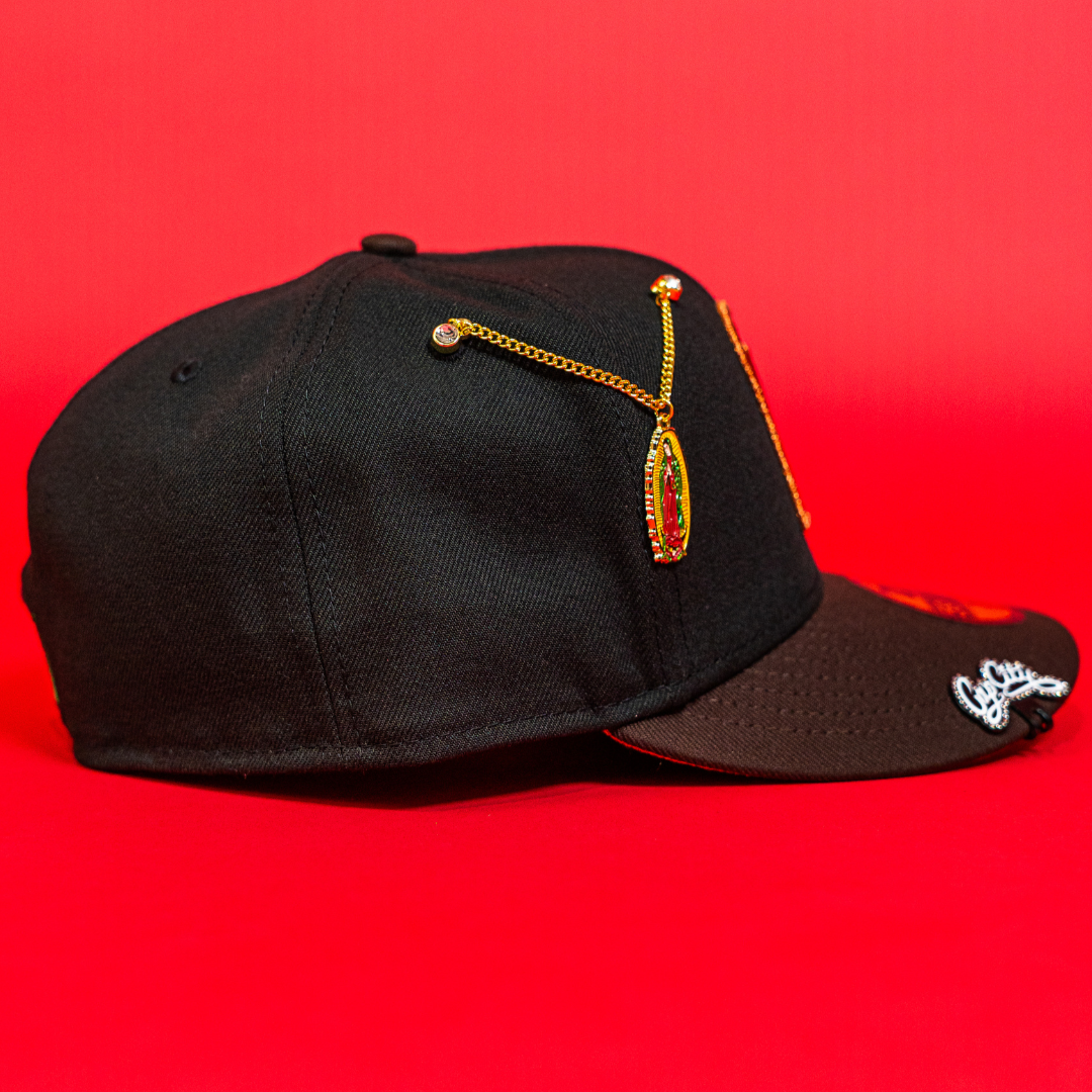 NEW ERA EXCLUSIVE 59FIFTY BLACK/ BROWN MEXICO 2025 WORLD BASEBALL CLASSIC TWO TONE