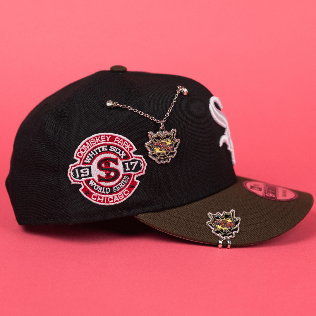 NEW ERA EXCLUSIVE 9FIFTY BLACK/ BROWN CHICAGO WHITE SOX W/ 1917 WORLD SERIES SIDE PATCH