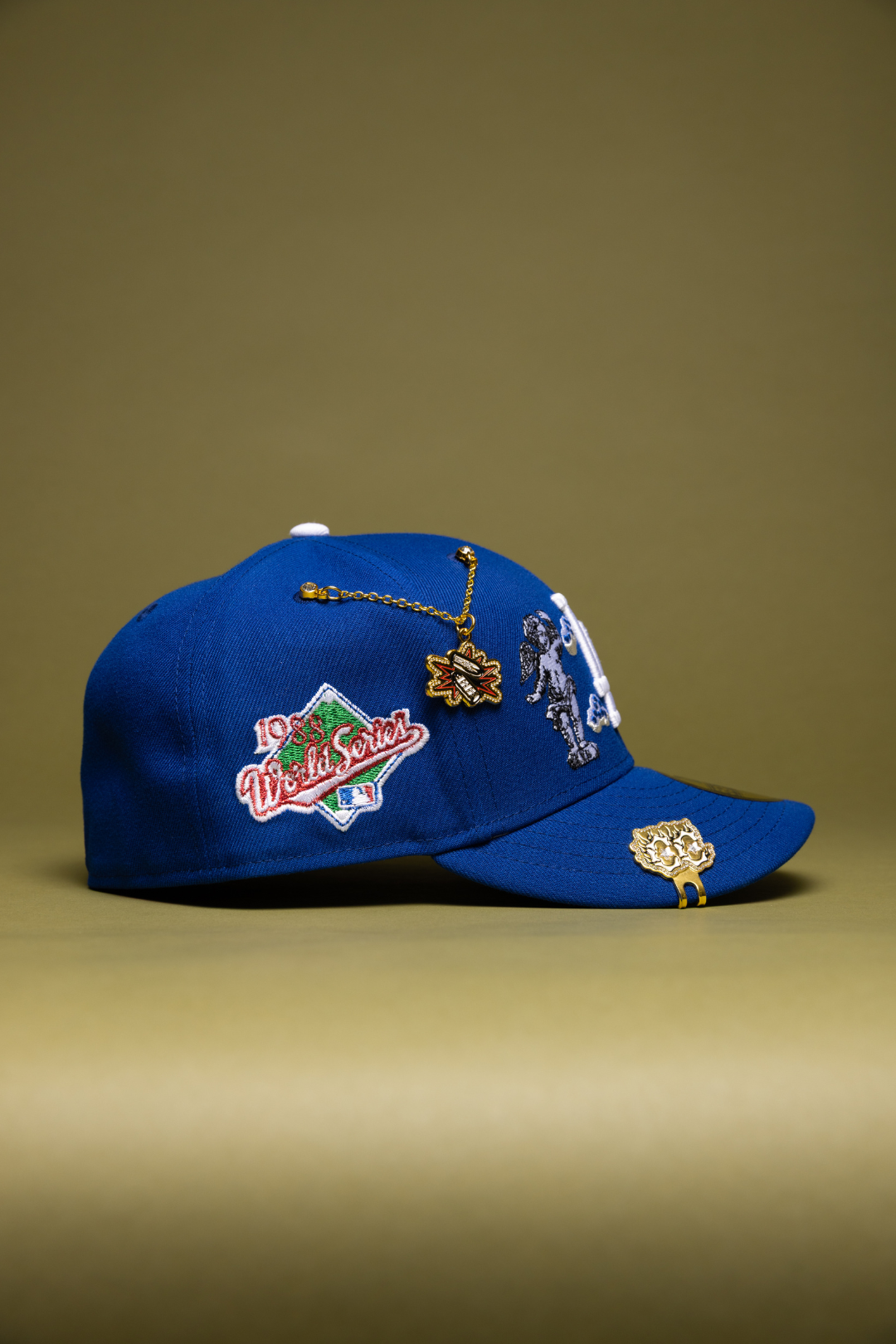NEW ERA EXCLUSIVE 59FIFTY BLUE LOS ANGELES DODGERS 'HEAVENLY CITY" W/ 1988 WORLD SERIES SIDE PATCH