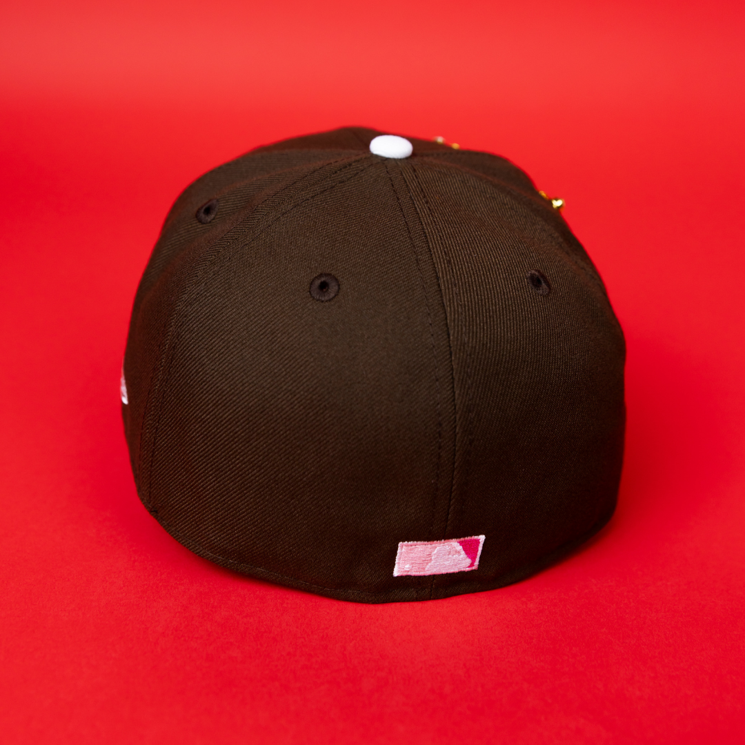 NEW ERA EXCLUSIVE 59FIFTY BROWN CHICAGO WHITE SOX W/ ALL STAR YEARS SIDE PATCH