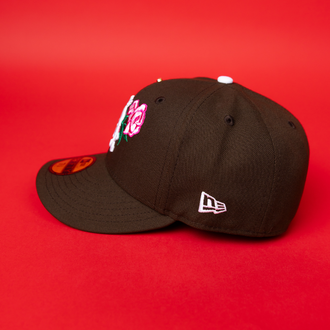 NEW ERA EXCLUSIVE 59FIFTY BROWN CHICAGO WHITE SOX W/ ALL STAR YEARS SIDE PATCH