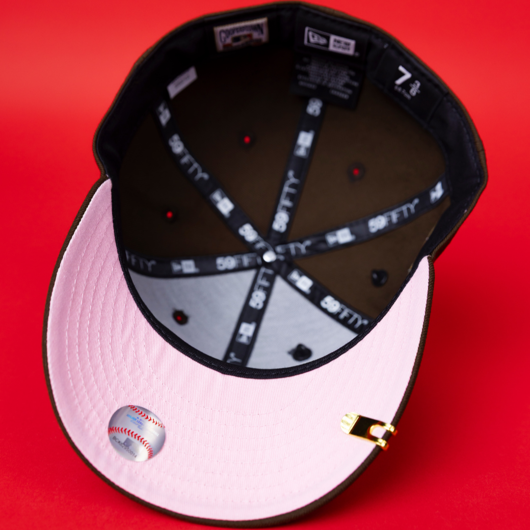 NEW ERA EXCLUSIVE 59FIFTY BROWN CHICAGO WHITE SOX W/ ALL STAR YEARS SIDE PATCH