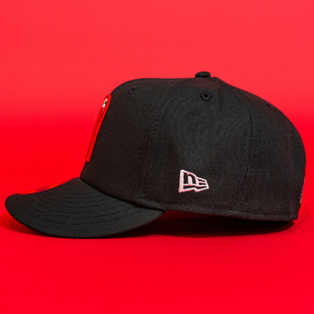 NEW ERA EXCLUSIVE 59FIFTY BLACK MEXICO 2025 WORLD BASEBALL CLASSIC W/ MEXICO FLAG SIDE PATCH