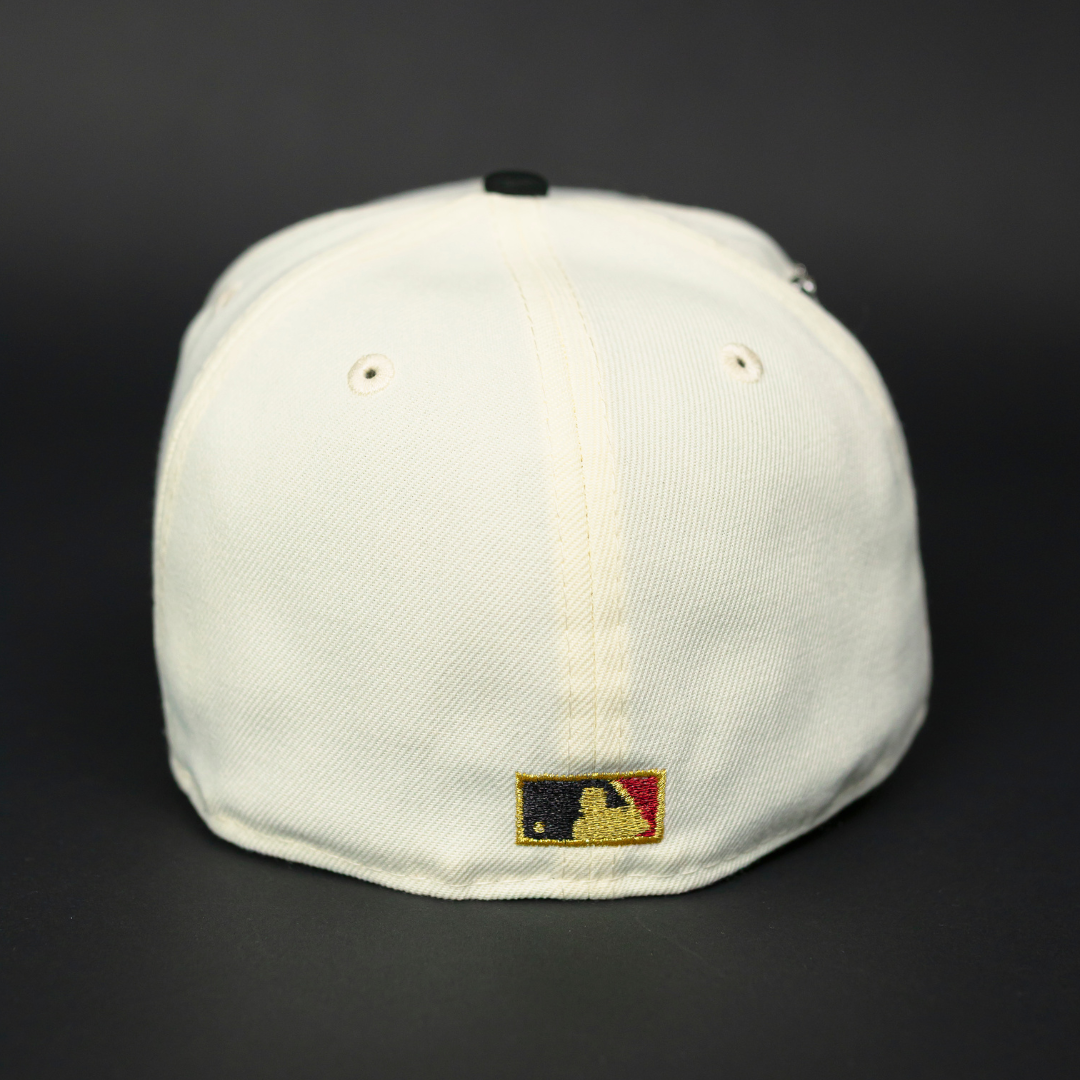 NEW ERA EXCLUSIVE 59FIFTY CHROME/ BLACK CHICAGO WHITE SOX W/ ALL STAR YEARS SIDE PATCH