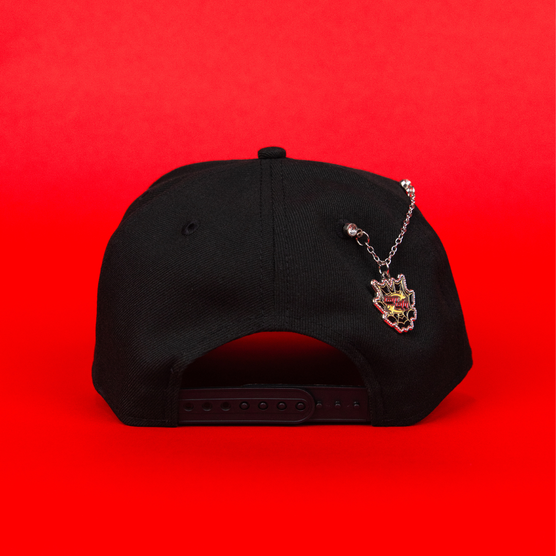 NEW ERA 9FIFTY A-FRAME BLACK LAS VEGAS RAIDERS SNAPBACK W/ SUPER BOWL SIDE PATCH