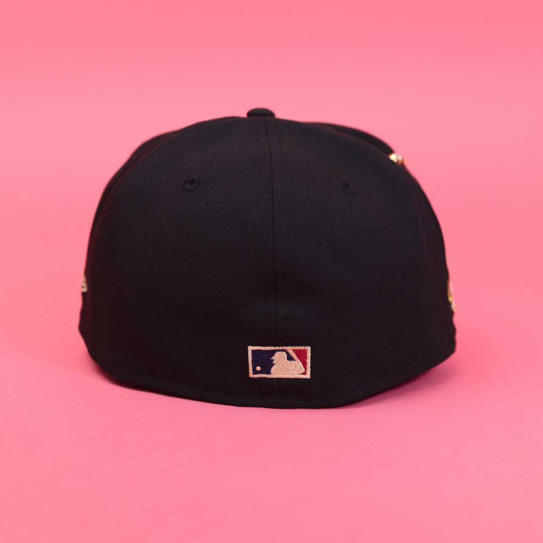 NEW ERA EXCLUSIVE 59FIFTY BLACK SAN FRANCISCO GIANTS W/ 1989 WORLD SERIES SIDE PATCH