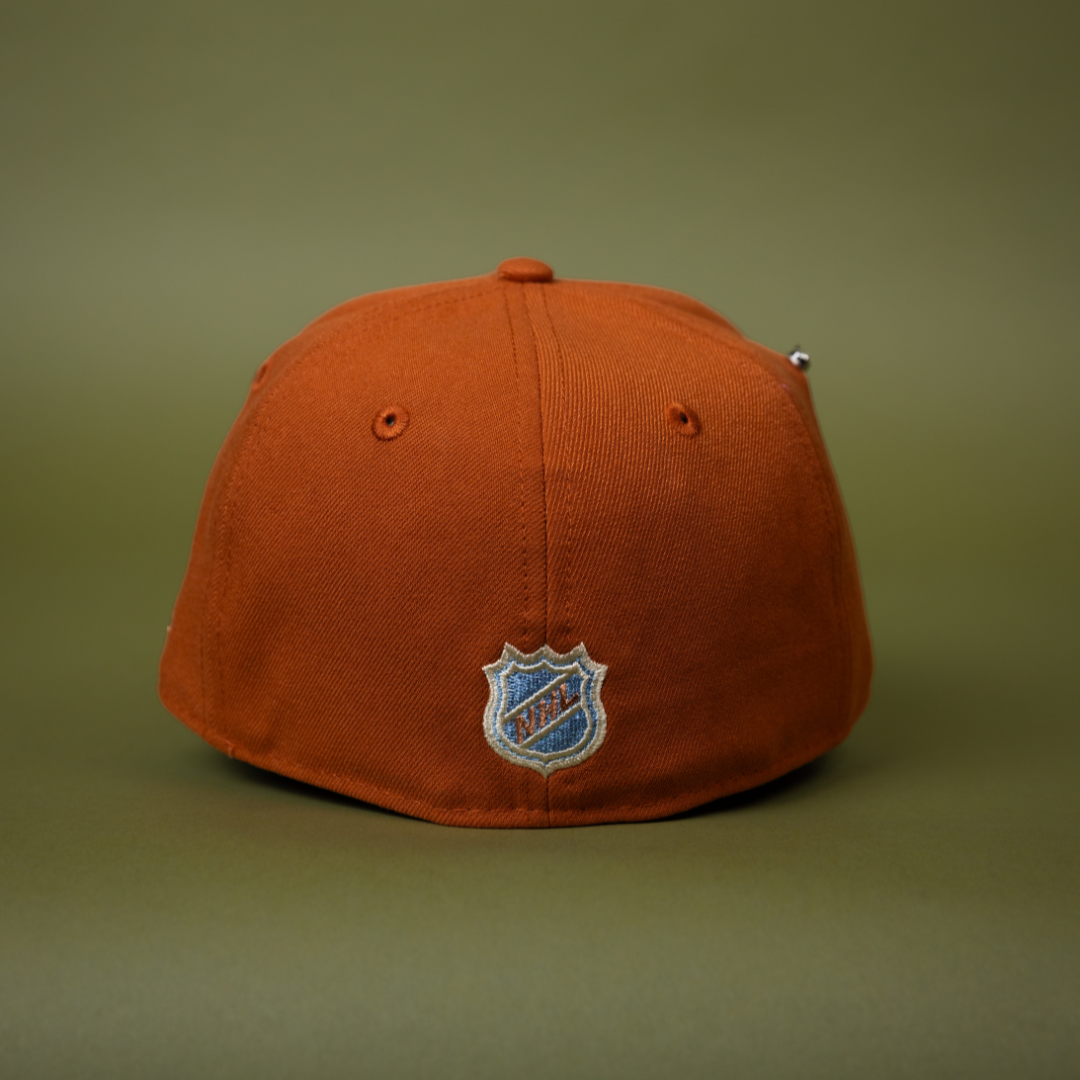NEW ERA EXCLUSIVE 59FIFTY RUST CHICAGO BLACKHAWKS