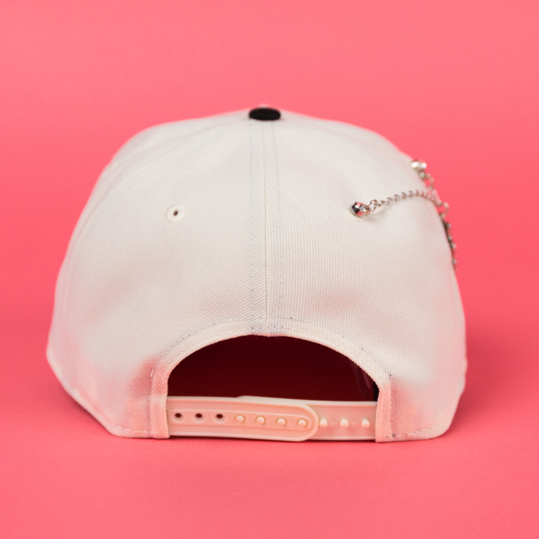 NEW ERA 9FIFTY A-FRAME CHROME/ BLACK LOS ANGELES DODGERS SNAPBACK W/ SHOHEI OHTANI SIDE PATCH