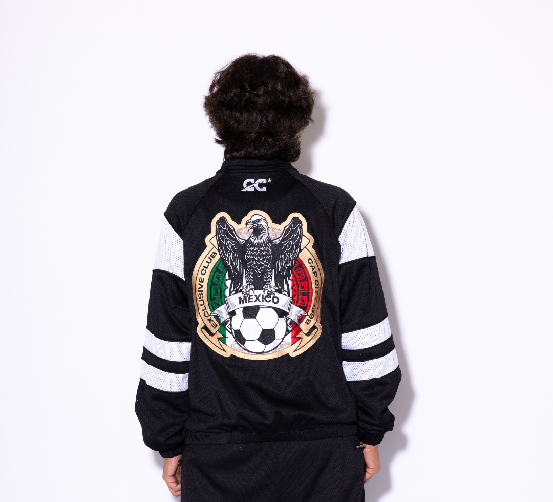CAP CITY BLACK/WHITE MEXICO TRACK JACKET