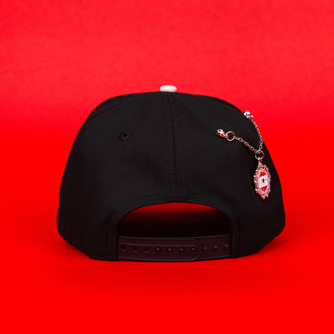 NEW ERA 9FIFTY A-FRAME BLACK/ BURGUNDY ARIZONA DIAMONDBACKS SNAPBACK W/ 1998 INAUGURAL SEASON SIDE PATCH