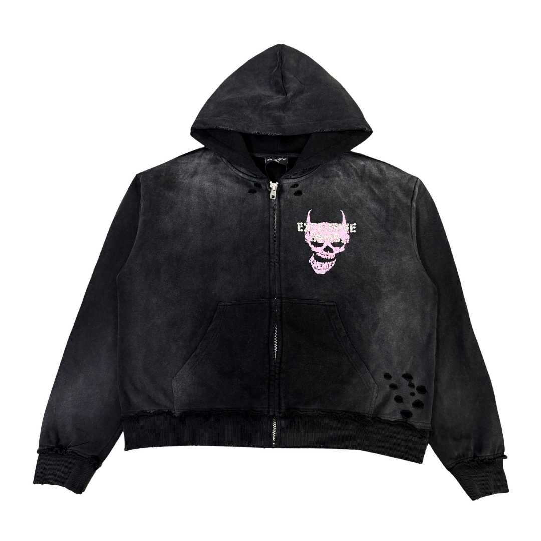 Exclusive Enemies Black/Pink Hoodie