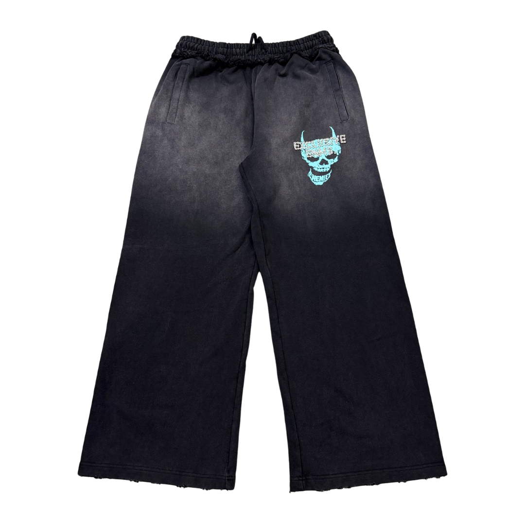 Exclusive Enemies Black/Teal Pants