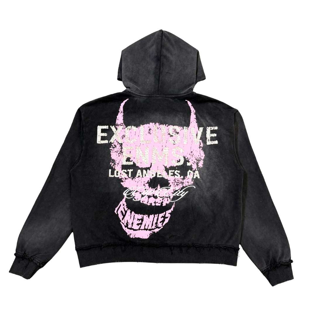 Exclusive Enemies Black/Pink Hoodie