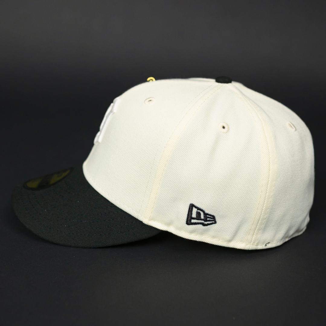 NEW ERA EXCLUSIVE 59FIFTY CHROME/ BLACK DETROIT TIGERS W/ WORLD SERIES SIDE PATCH