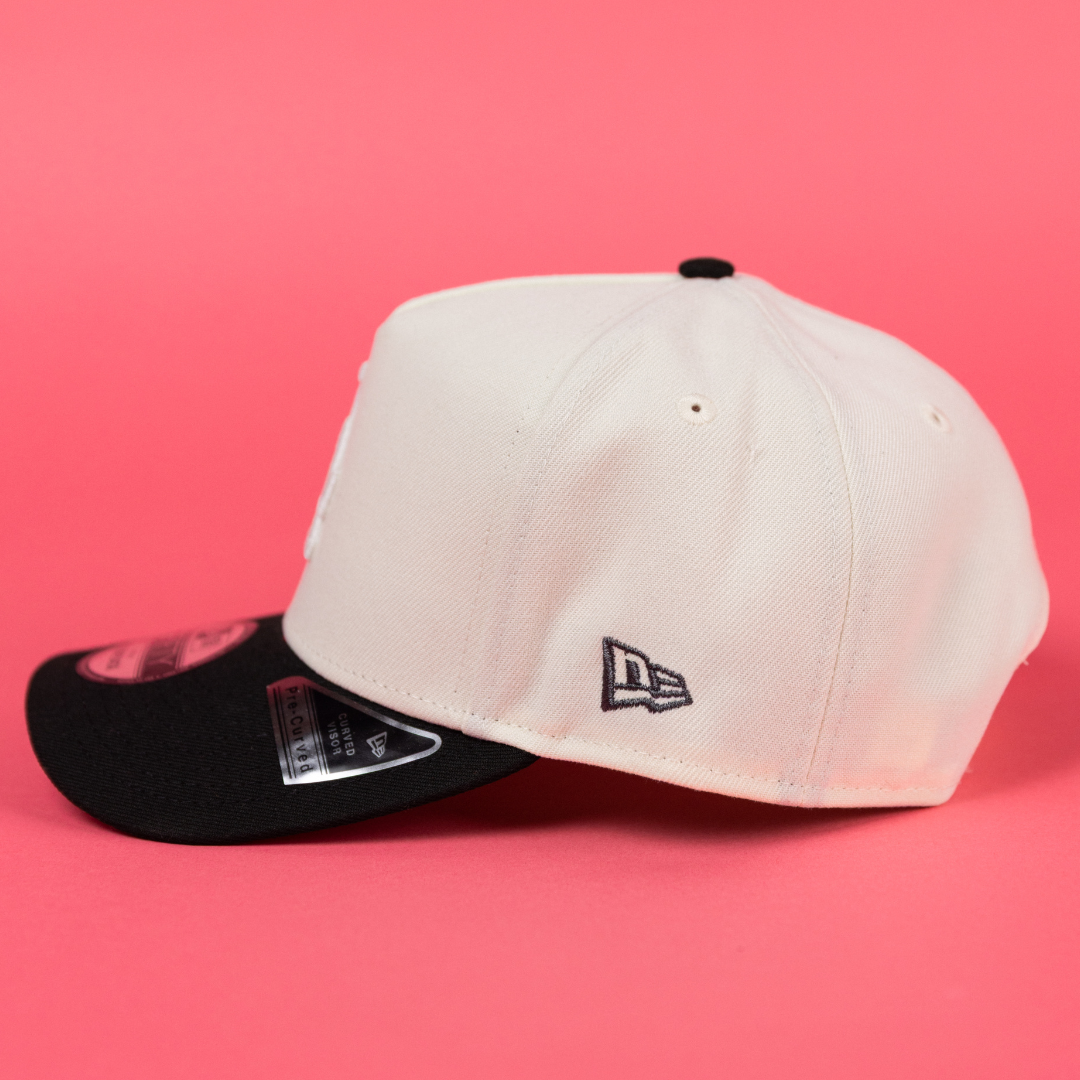 NEW ERA 9FIFTY A-FRAME CHROME/ BLACK LOS ANGELES DODGERS SNAPBACK W/ SHOHEI OHTANI SIDE PATCH