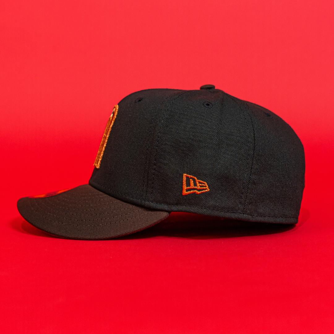 NEW ERA EXCLUSIVE 59FIFTY BLACK/ BROWN MEXICO 2025 WORLD BASEBALL CLASSIC TWO TONE