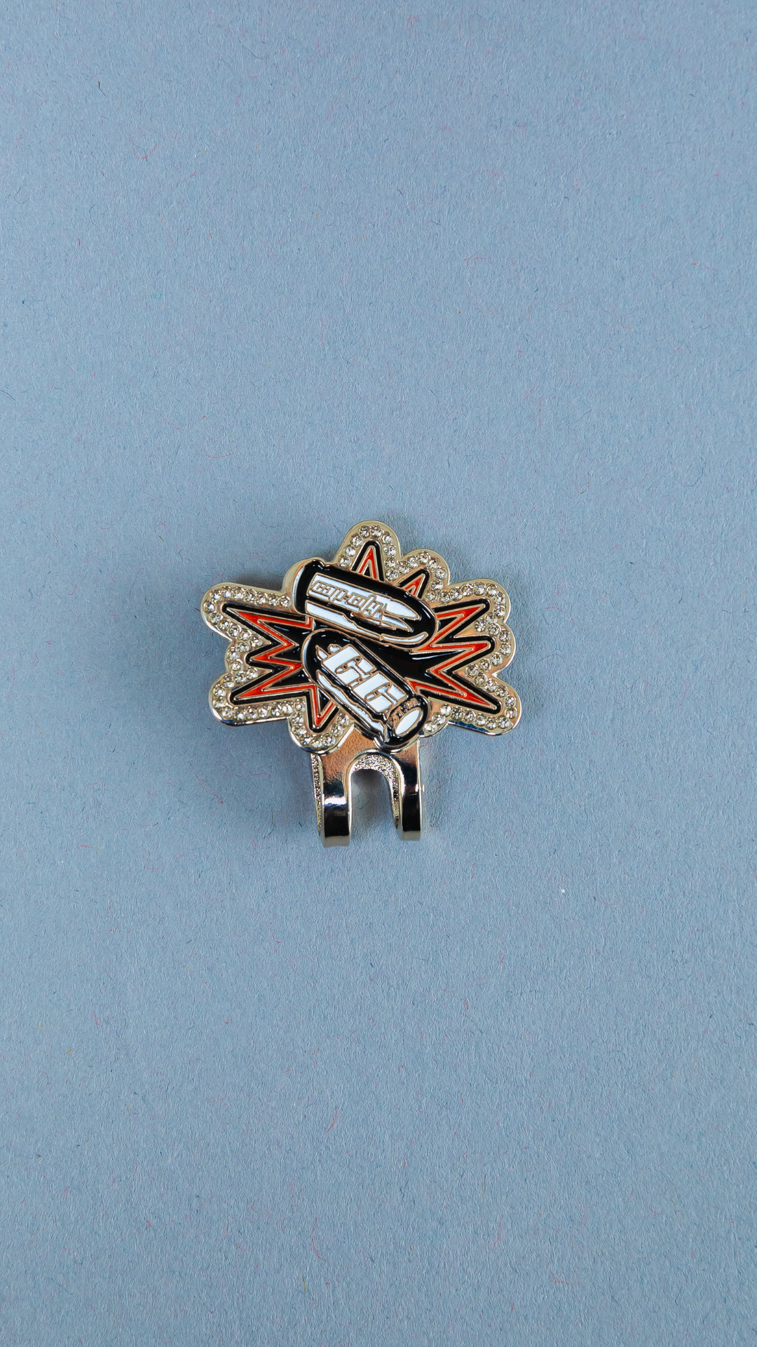 *NEW SILVER "CAP CITY" BULLETS BLIP W/ RHINESTONES VERY LIMITED