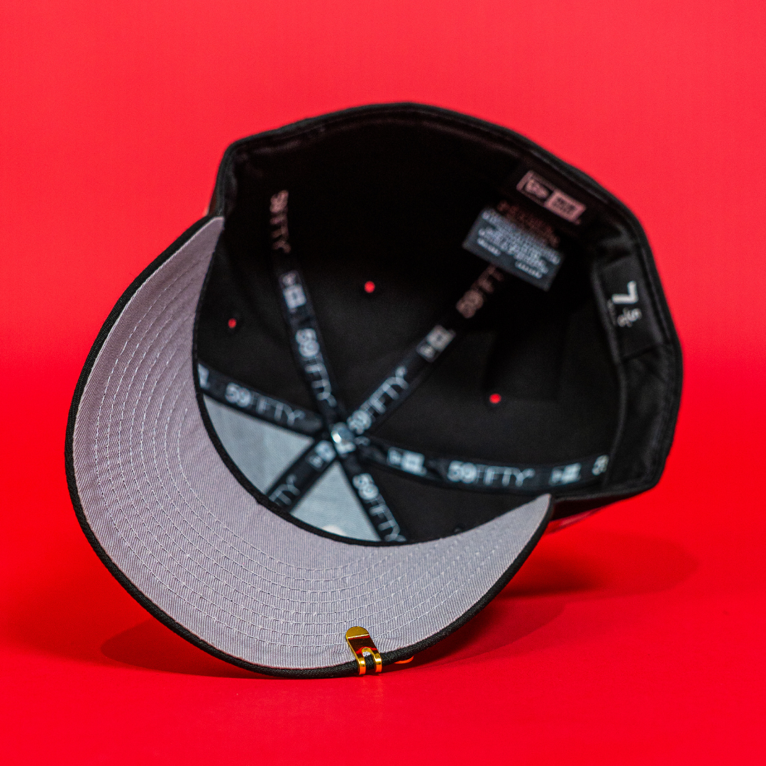 NEW ERA EXCLUSIVE 59FIFTY BLACK MEXICO 2025 WORLD BASEBALL CLASSIC W/ MEXICO FLAG SIDE PATCH