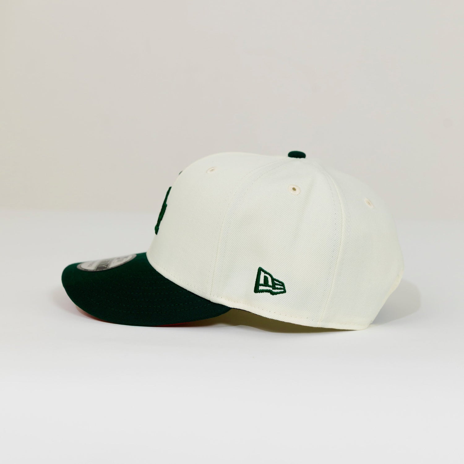NEW ERA EXCLUSIVE 9FIFTY CHROME/ FOREST GREEN LOS ANGELES DODGERS SNAPBACK W/ 100TH ANNVIERSARY SIDE PATCH