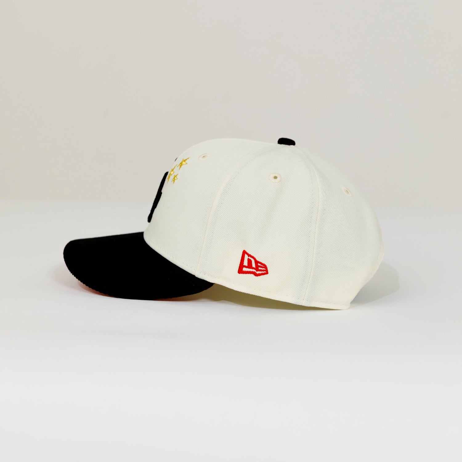 NEW ERA EXCLUSIVE 9FIFTY CHROME/ CORDUROY LOS ANGELES DODGERS SNAPBACK W/ 75TH WORLD SERIES SIDE PATCH
