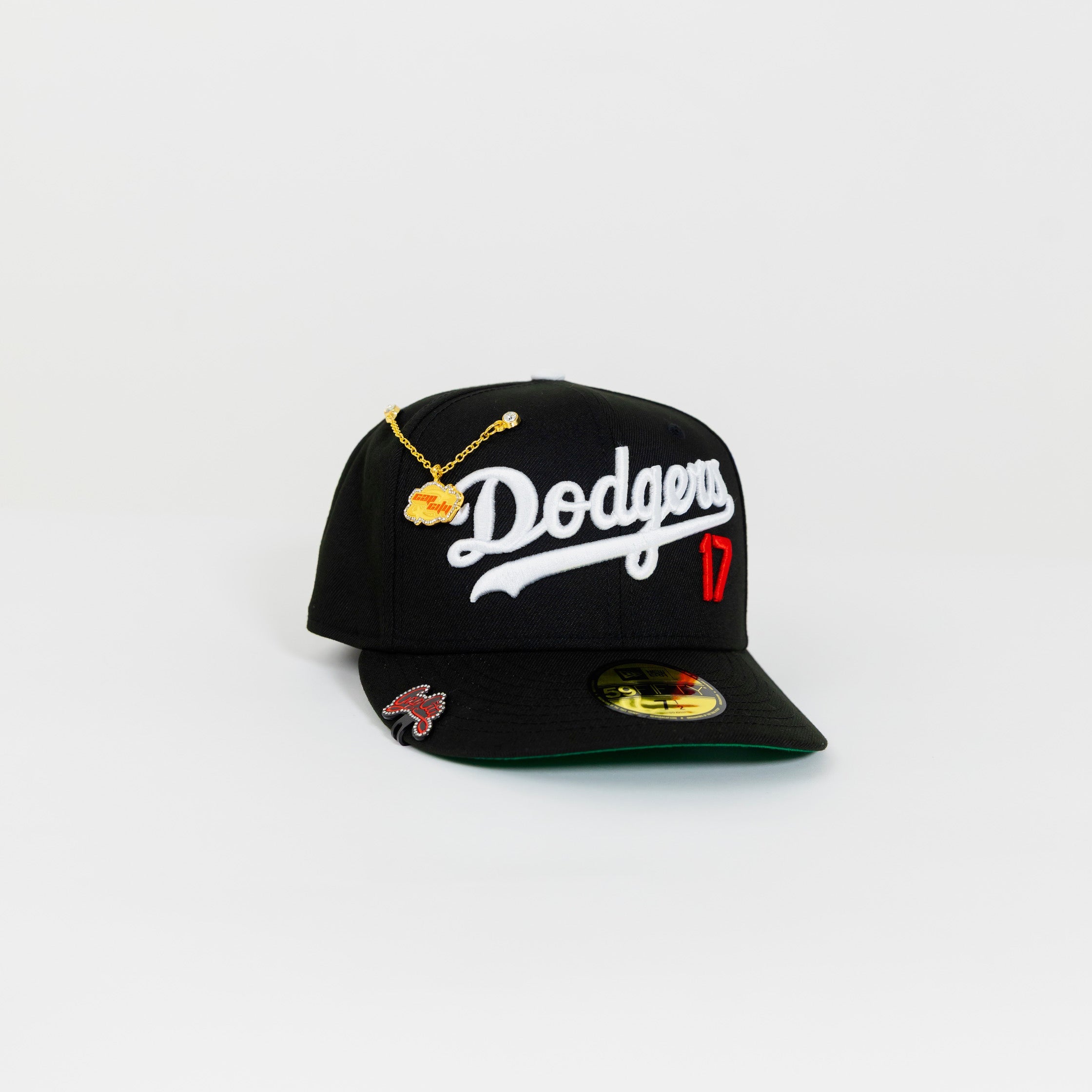 NEW ERA EXCLUSIVE 59FIFTY BLACK LOS ANGELES DODGERS SCRIPT