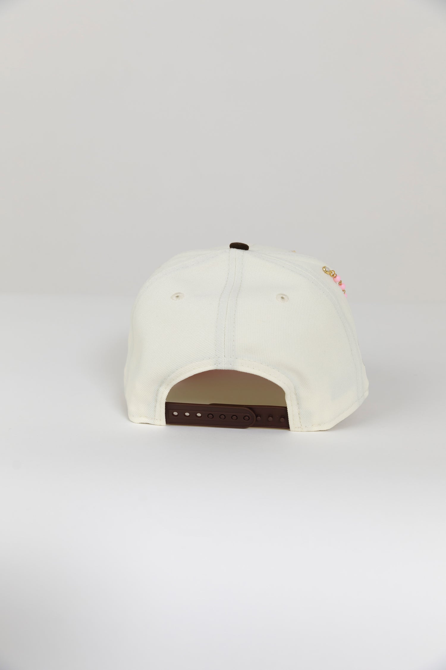 NEW ERA EXCLUSIVE 9FIFTY CHROME/ WALNUT LOS ANGELES DODGERS SNAPBACK W/ 60TH ANNIVERSARY SIDE PATCH