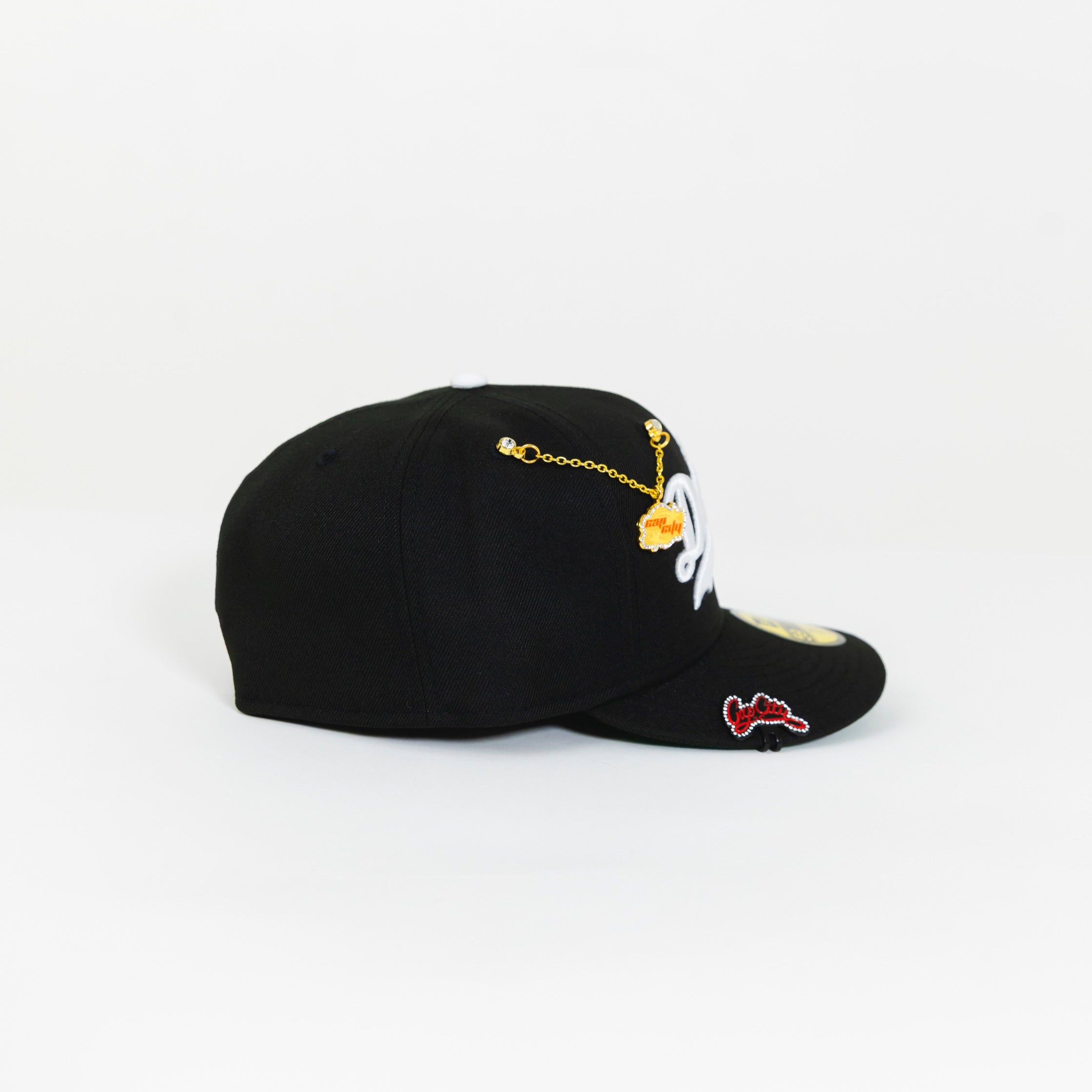 NEW ERA EXCLUSIVE 59FIFTY BLACK LOS ANGELES DODGERS SCRIPT