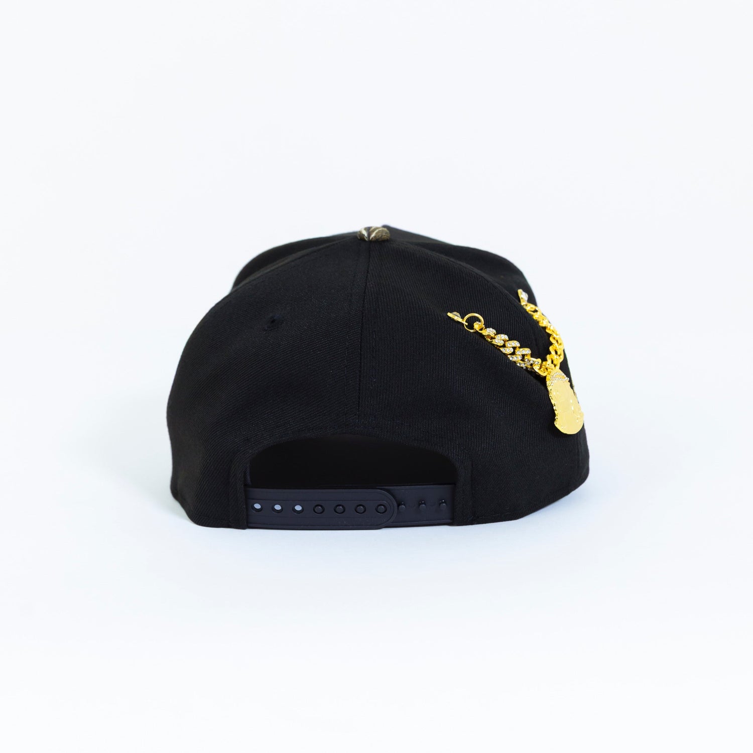 NEW ERA EXCLUSIVE 9FIFTY A-FRAME BLACK/ REALTREE LOS ANGELES DODGERS W/ "1958 MLB SCRIPT" + 50TH ANNIVERSARY SIDE PATCH