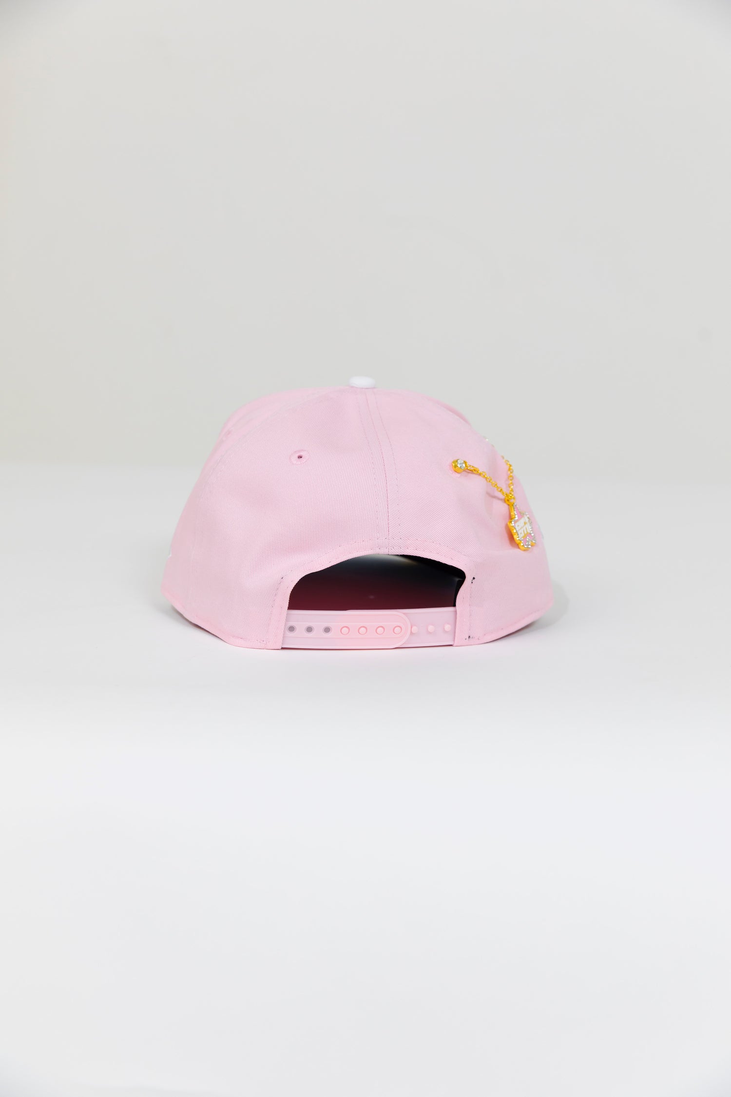 NEW ERA EXCLUSIVE 9FIFTY A-FRAME PINK LOS ANGELES DODGERS W/ ICY HEART + 50TH ANNIVERSARY SIDE PATCH