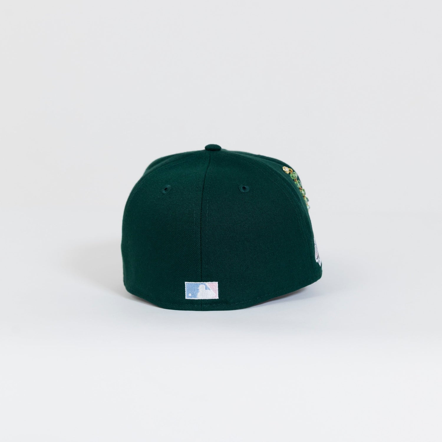 NEW ERA EXCLUSIVE 59FIFTY FOREST GREEN TAMPA BAY DEVILRAYS W/ INAUGURAL SEASON SIDE PATCH