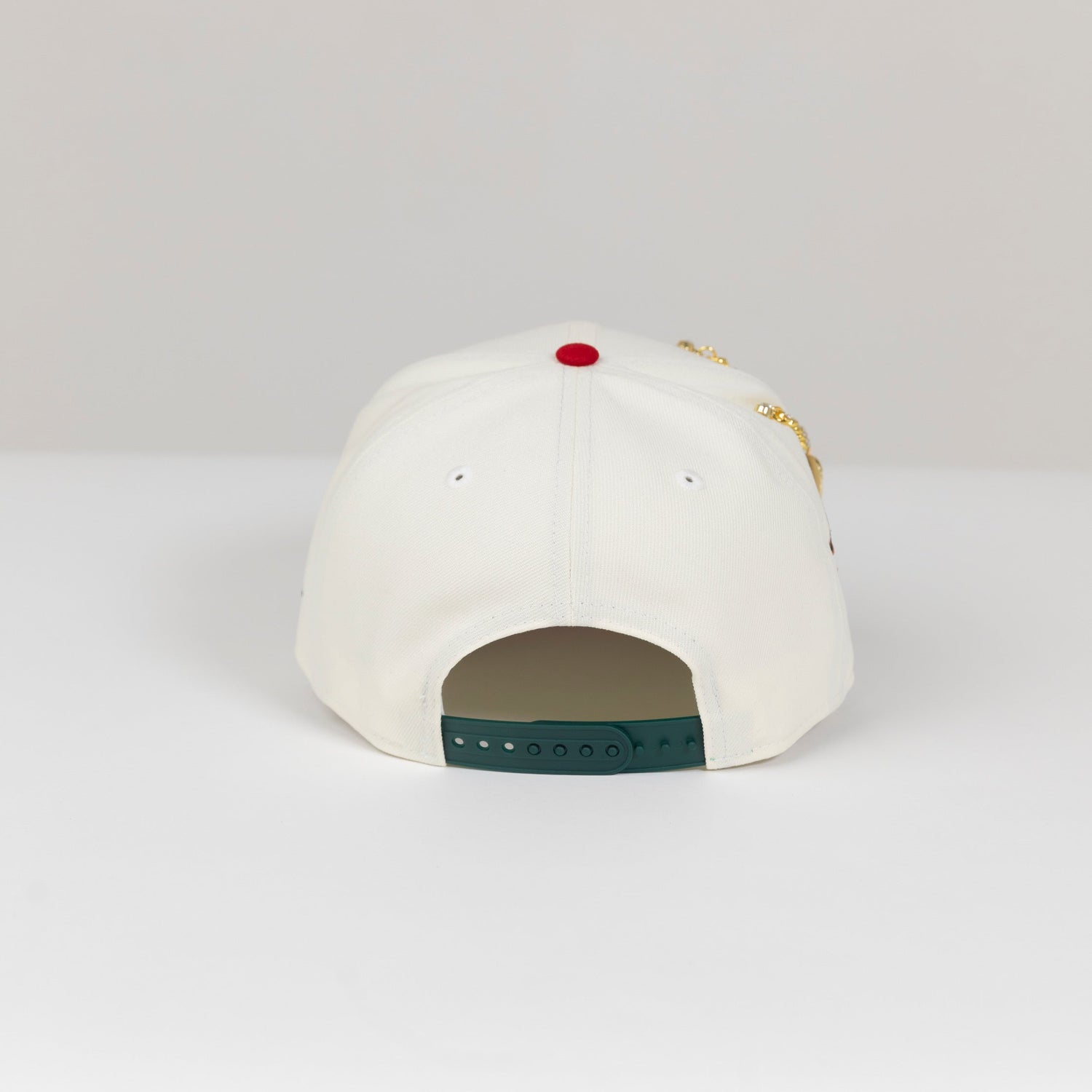 NEW ERA EXCLUSIVE 9FIFTY CHROME/ FOREST GREEN LOS ANGELES DODGERS SNAPBACK W/ 1959 ALL STAR GAME SIDE PATCH