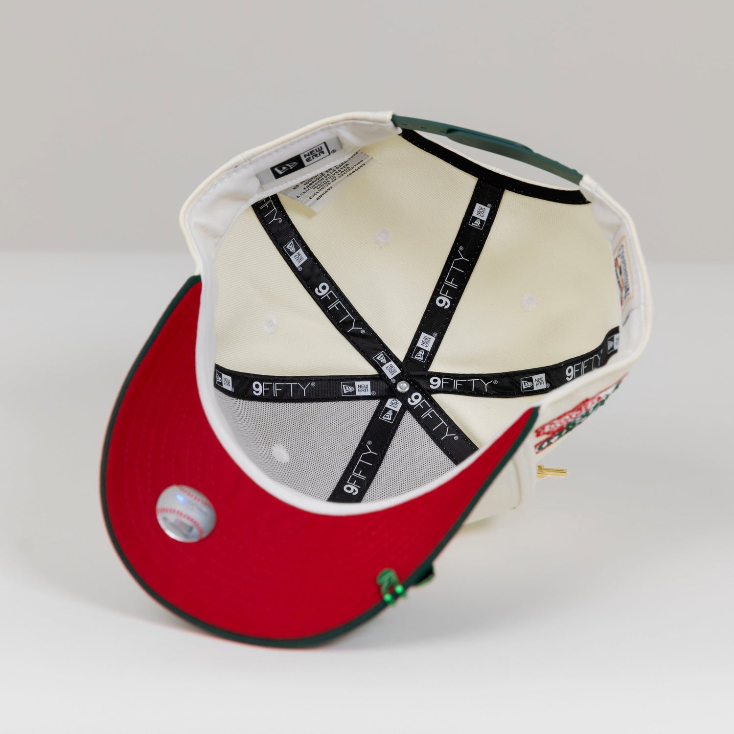 NEW ERA EXCLUSIVE 9FIFTY CHROME/ FOREST GREEN LOS ANGELES DODGERS SNAPBACK W/ 1981 WORLD SERIES SIDE PATCH