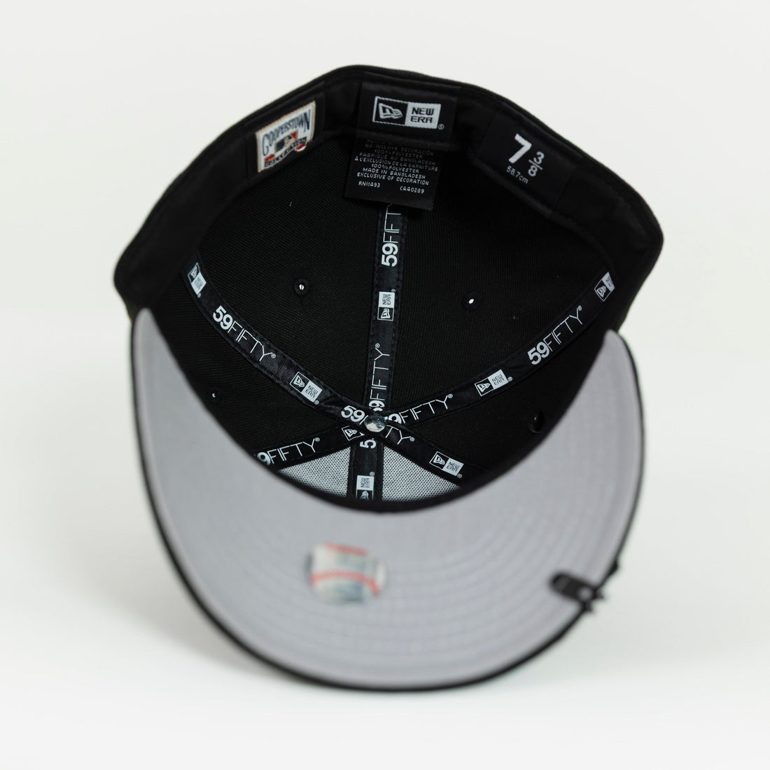 NEW ERA EXCLUSIVE 59FIFTY BLACK TORONTO BLUEJAYS W/ 1995 WORLD SERIES SIDE PATCH