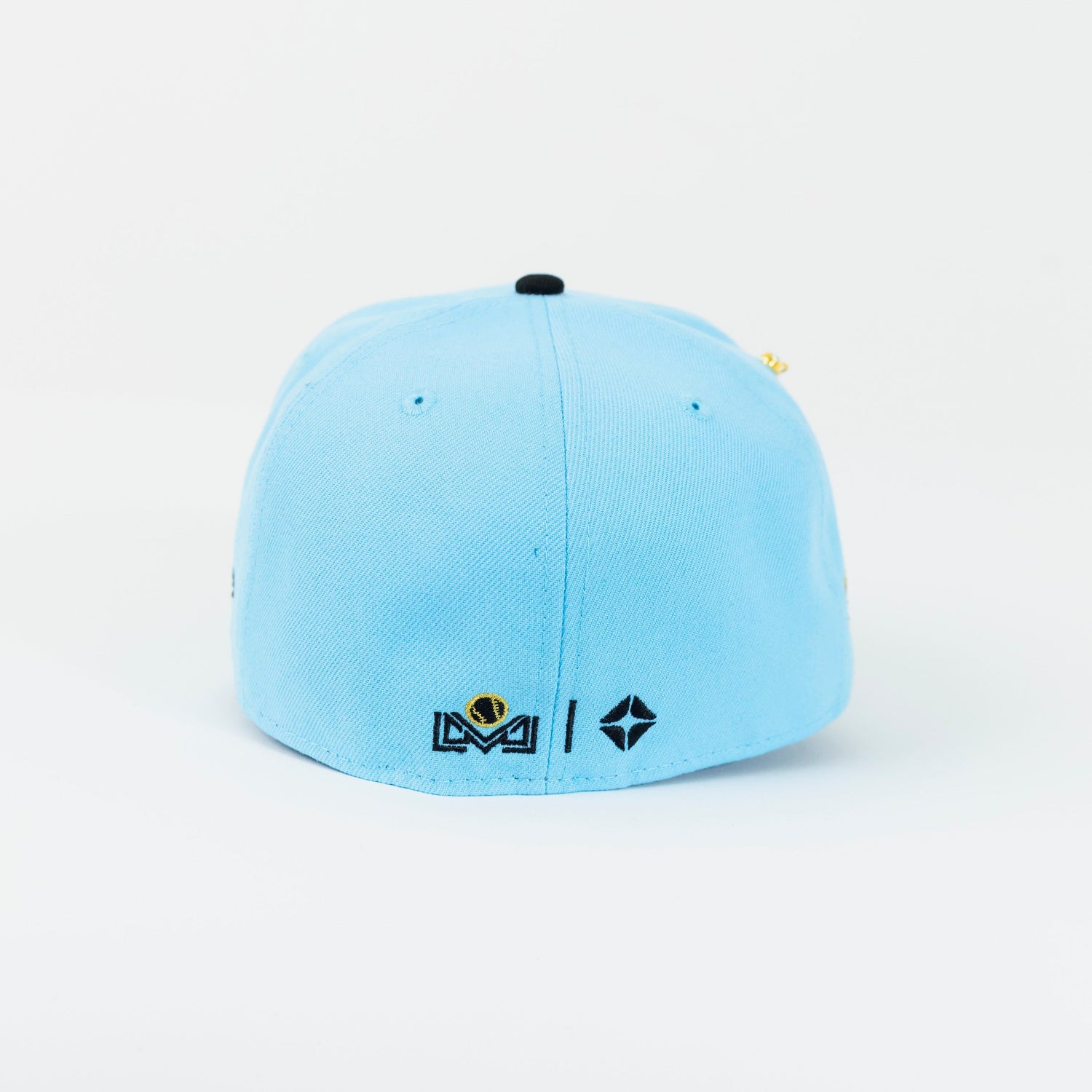 NEW ERA EXCLUSIVE 59FIFTY ICY BLUE/ BLACK CHARROS DE JALISCO W/ CAMPEONES SIDE PATCH