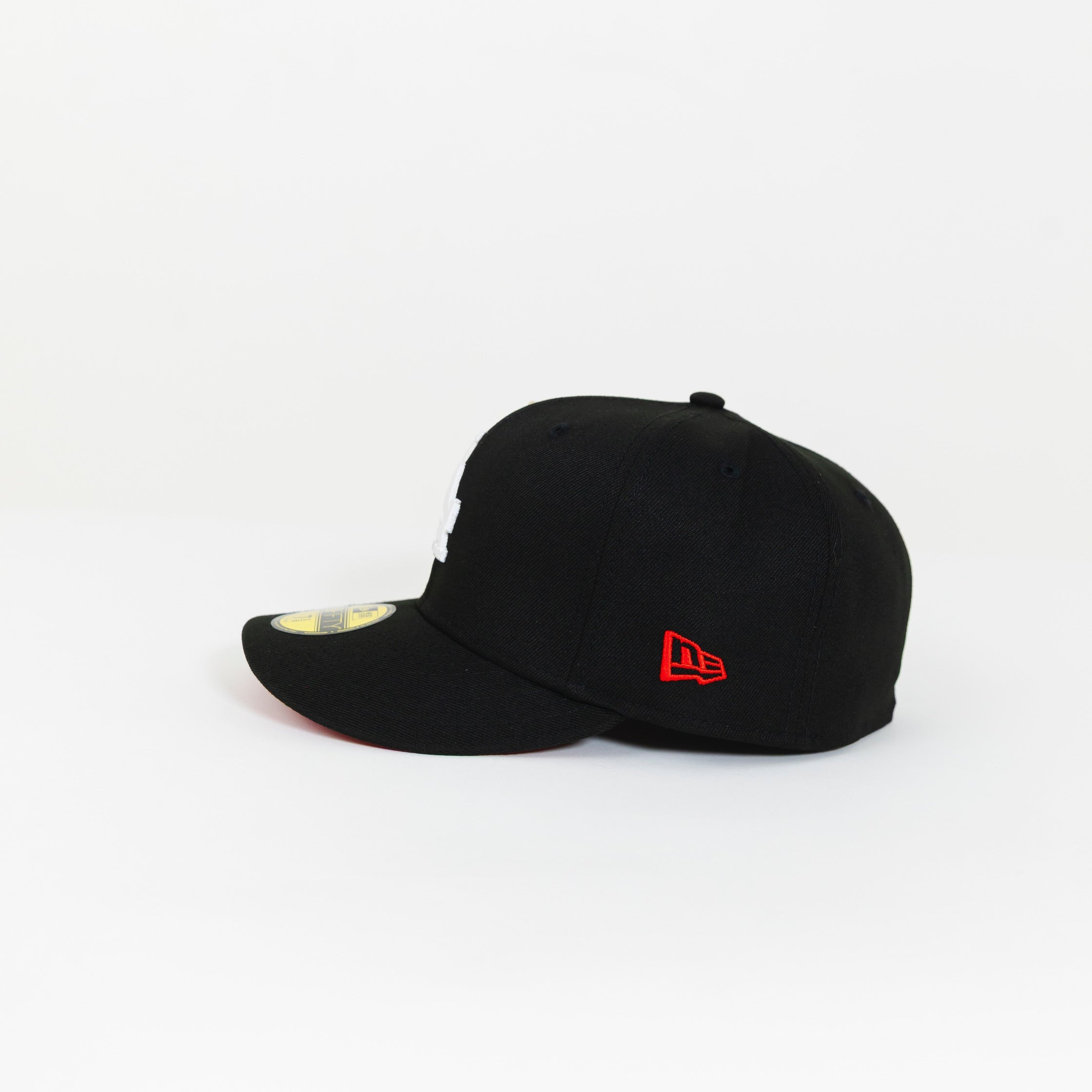 NEW ERA 59FIFTY BLACK LOS ANGELES DODGERS W/ WORLD SERIES CHAMPIONS SIDE PATCH