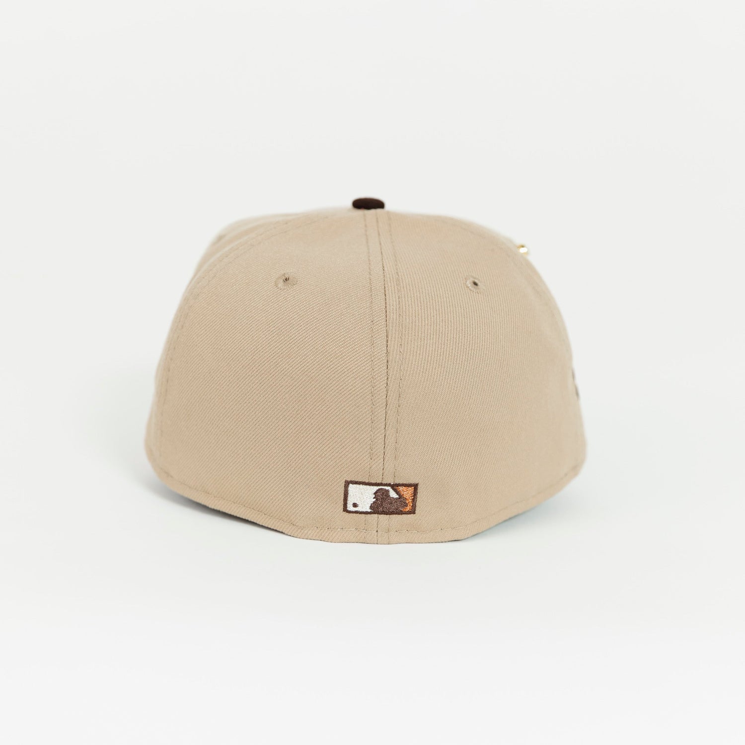 NEW ERA EXCLUSIVE 59FIFTY KHAKI/ BROWN LOS ANGELES DODGERS W/ 100TH ANNIVERSARY SIDE PATCH