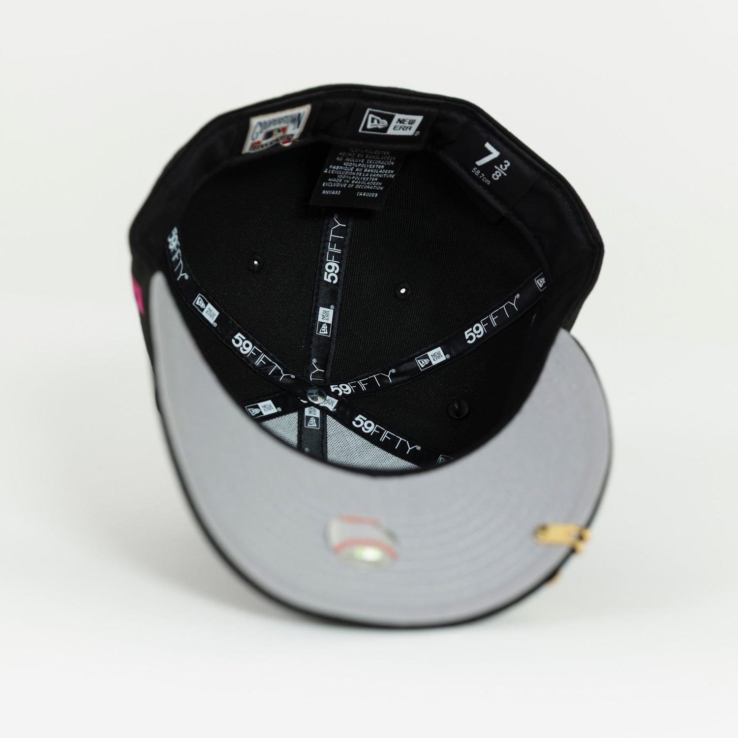 NEW ERA 59FIFTY BLACK ATLANTA BRAVES W/ "TURNER FIELD" SIDE PATCH